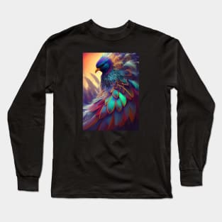 Beautiful fantasy bird Long Sleeve T-Shirt